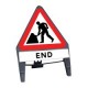 Men at Work c/w End Q Sign 750mm